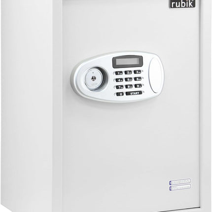 Rubik Large Digital Safe Box with Dual Key Lock, RB50ED (50x35x30cm)