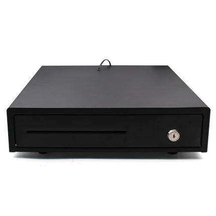 Rubik Cash Drawer Register, 4 Cash Bills and 3 Coins Compartment, RB-335D Black