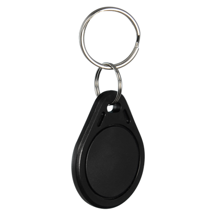 RFID Key Tags 125KHz Access Control Key fobs Keychain ABS Waterproof (Black)