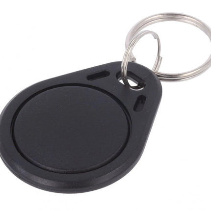 RFID Key Tags 125KHz Access Control Key fobs Keychain ABS Waterproof (Black)
