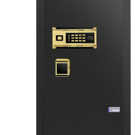 Rubik Digital Safe Box with Dual Security Lock (100x51x45cm) 100H-BG Black