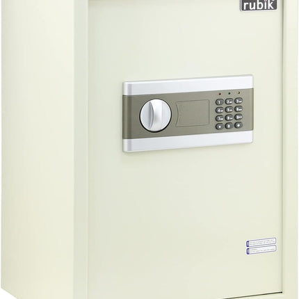 Rubik Large Digital Safe Box with Keys, RB50EP (50x35x30cm)
