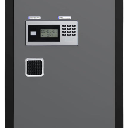 Rubik Digital Safe Box, Premium Build, Dual Security Locker 48kg (80x48x40cm) RBGX-73XTD Black/Grey