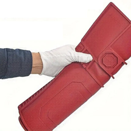 TE-702 Soldering Repair Mat 55x38cm – Silicone Heat Resistant Pad with Magnetic Section - Red