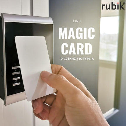 Rubik 5pcs Magic Card, Blank ID-125Khz & IC-Type-A RFID Key Cards for RFID Copier/Reader/Writer/Duplicator