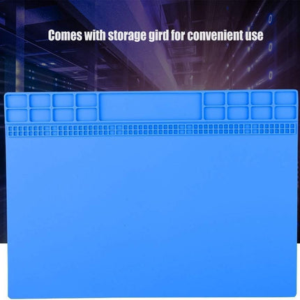 TE-613B Soldering Repair Mat 35x25cm - Silicone Heat Resistant Work Station Desk Pad