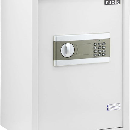 Rubik Large Digital Safe Box with Keys, RB50EP (50x35x30cm)