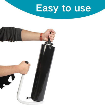 Rubik Stretch Film Roll Dispenser 40-46cm Adjustable Height Heavy-Duty Hand Stretch Wrap Holder