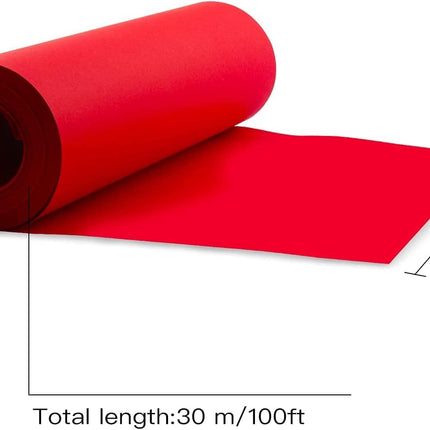 Kraft Paper Roll 30cm x 30m (100ft) - Red