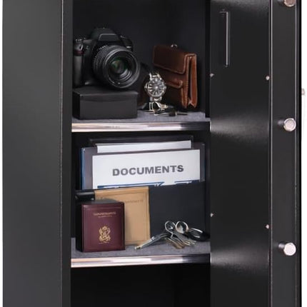 Rubik X-Large Safe Box 1.6Meter Tall Digital Keypad & Key Lock RB160EG Black