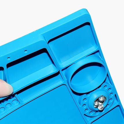 TE-604 Soldering Repair Mat 45x30cm - Silicone Heat Resistant Work Station Desk Pad