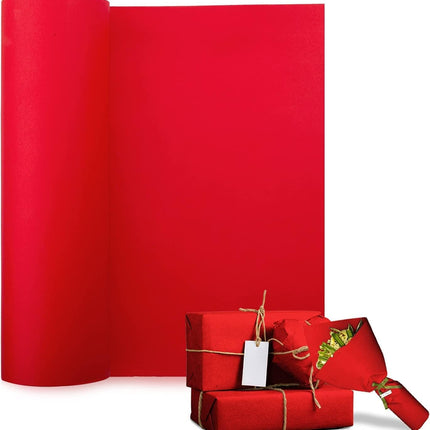 Kraft Paper Roll 30cm x 30m (100ft) - Red