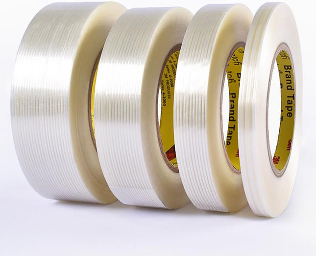 Filament Strapping Tape – Heavy Duty Transparent Fiberglass Adhesive Packaging Tape