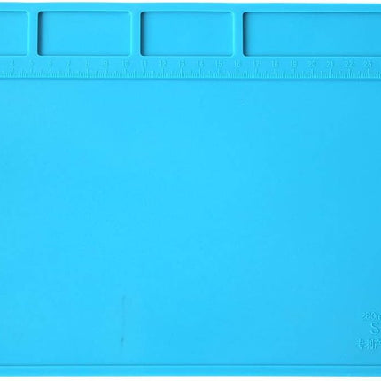 S-110 Mini Silicone Soldering Work Mat – Heat Resistant Repair Station Desk Pad