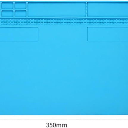 TE-610 Soldering Mat 35x25cm - Silicone Heat Resistant Work Station Desk Pad