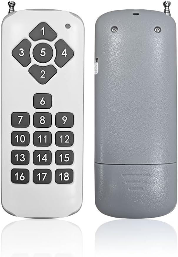 433MHz 18-Key Wireless RF LED Remote Control Universal RGB Lighting & Access Control Transmitter