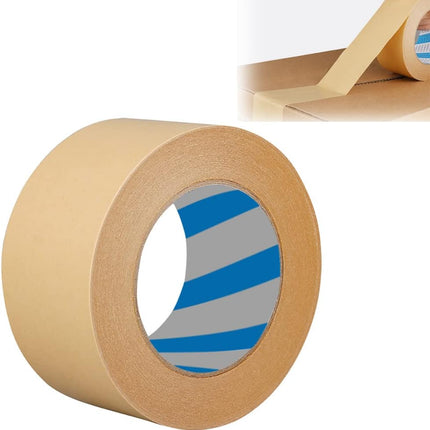 Kraft Paper Packing Tape 5cm Wide x 33 Yards – Writable Easy Tear, Eco-Friendly