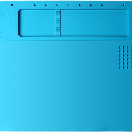 TE-602 Soldering Repair Mat 38x26cm - Silicone Heat Resistant Work Station Desk Pad