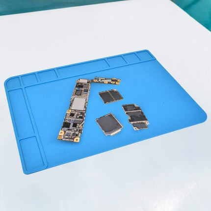 TE-508 Soldering Repair Mat 48x34cm - Silicone Heat Resistant Work Station Desk Pad