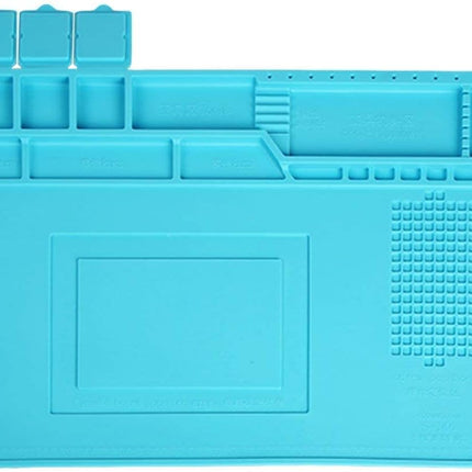 S-160 Silicone Repair Soldering Work Mat – Heat Resistant, Non-Skid Insulation Desk Pad