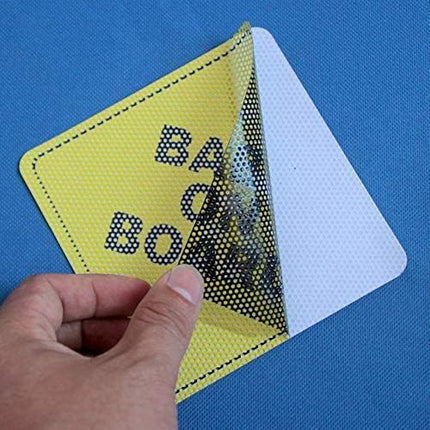 Baby On Board Car Sign – Dotted See Through Rear Window Sticker (12.5x12.5cm)