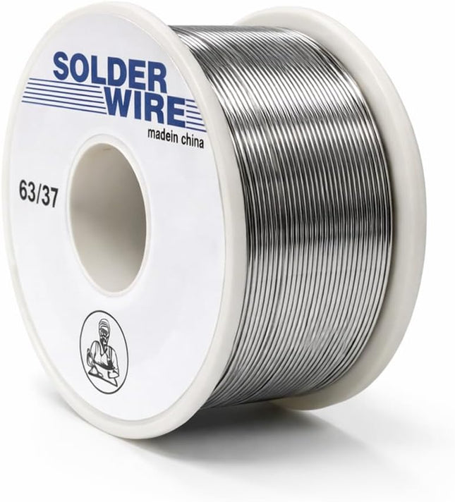 0.8mm Soldering Wire 100g, Flux Core, Tin 63% Lead 37%, Melting Point 183°C, High Mobility Electrolytic Solder Wire