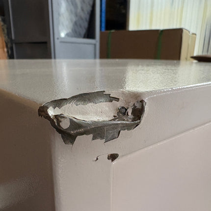 Rubik RBAS120 Fireproof Safe Box 570L - Open Box - Shipping Damaged (Corner Dent, Minor Paint Crack and Scratches)