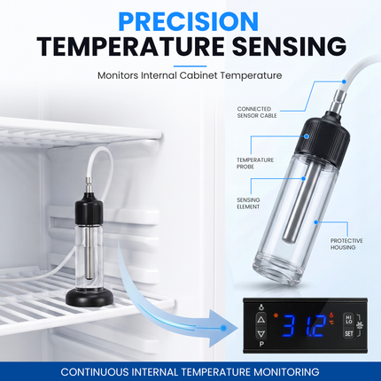 Medical Refrigerator 29L - Vaccine & Pharmaceutical Fridge Digital Control / Alarm / Thermometer, JGA-BC29