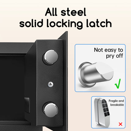 Deli Niello Digital Safe Box T520 (20x31x20cm) Black
