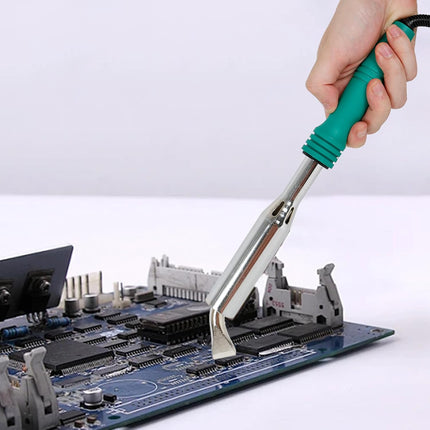 300W Electric Soldering Iron with Iron Clad and Bent Chisel Copper Tip