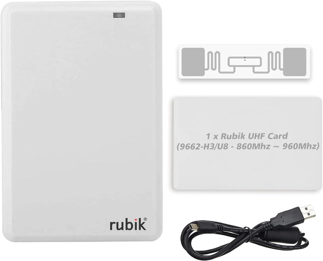 Rubik UHF RFID Reader Writer 902-928Mhz and 865-868Mhz Long Range ISO18000-6C for High Frequency Cards Tags Stickers