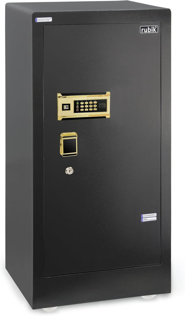 Rubik Large Digital Safe Box with Triple Lock (120x58x48cm) 120H-BG Black