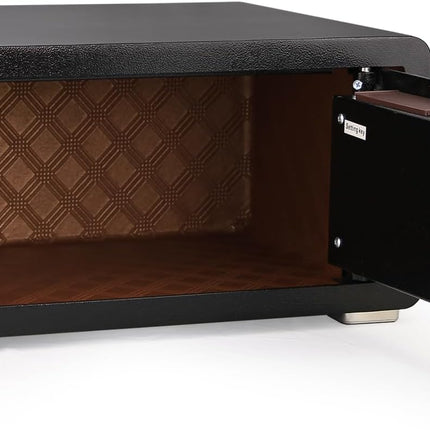 Rubik Digital Safe Box, Hotel Size Digital & Key Lock RB22C8 (22x42x37cm) Black
