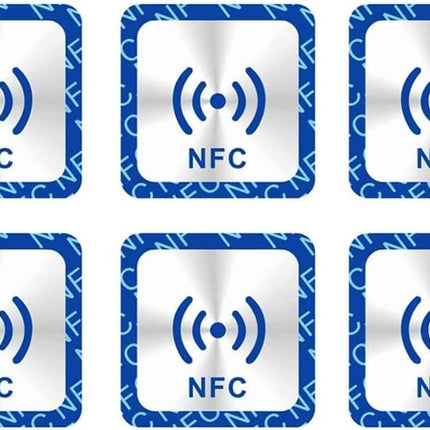 Rubik Anti Metal NFC Tag NTAG215 Self-adhesive Stickers Support 13.56mhz Mifare Readers (6pc)