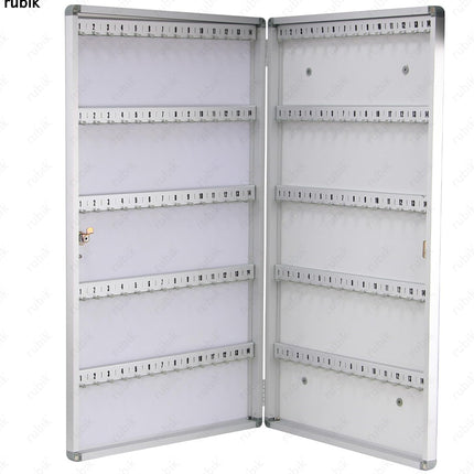 Rubik 140 Keys Aluminum Key Cabinet - Wall Mounted Key Safe Box