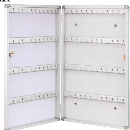Rubik 96 Keys Aluminum Keys Storage Cabinet - Wall Mounted Key Safe Box