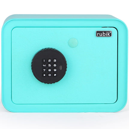 Children's Digital Piggy Bank Safe Box with Deposit Slot, For Kids Girls Boys RB-ZW18N1 (Sea Green)