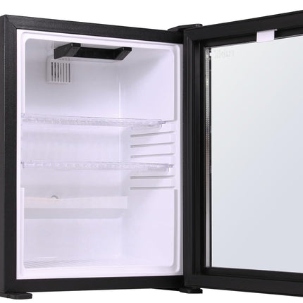 Rubik Inverter Compressor Minibar 40L Glass Door Hotel Edition (Made in Türkiye) RMB-40IC Black/White