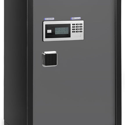Rubik Digital Safe Box, Premium Build, Dual Security Locker 48kg (80x48x40cm) RBGX-73XTD Black/Grey