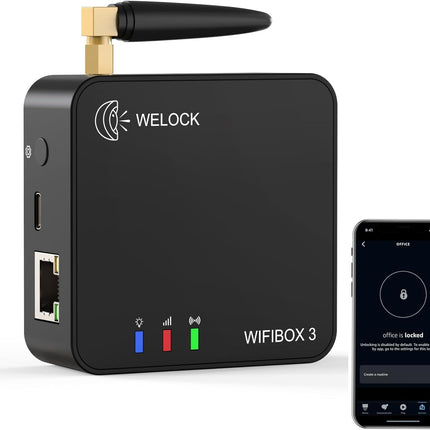 WELOCK WIFI BOX 3 BLE Gateway Remote Controls Unlock for Welock Smart Door Locks