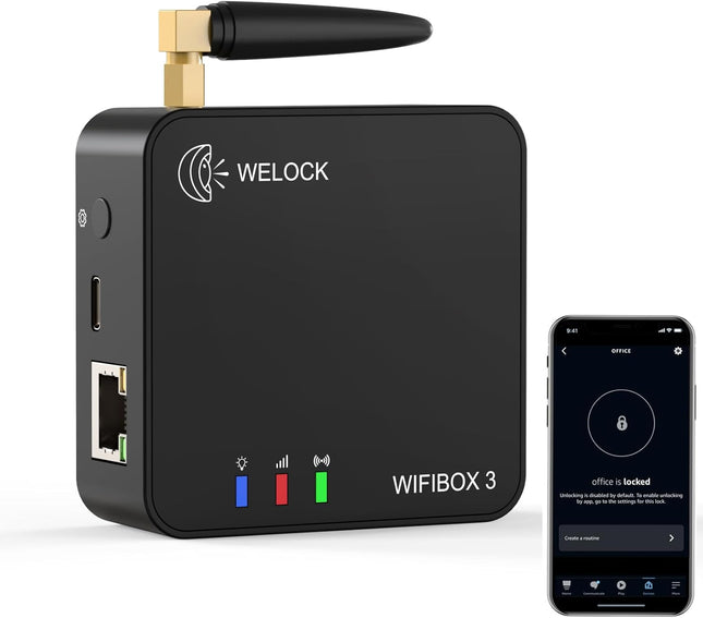 WELOCK WIFI BOX 3 BLE Gateway Remote Controls Unlock for Welock Smart Door Locks