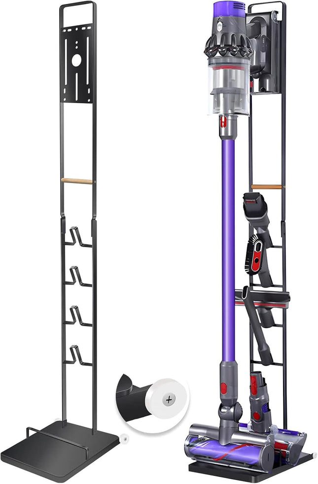 Vacuum Cleaner Stand with Wheels for Dyson V15 V11 V10 V8 V7 V6 DC Series & Dreame T30 T20
