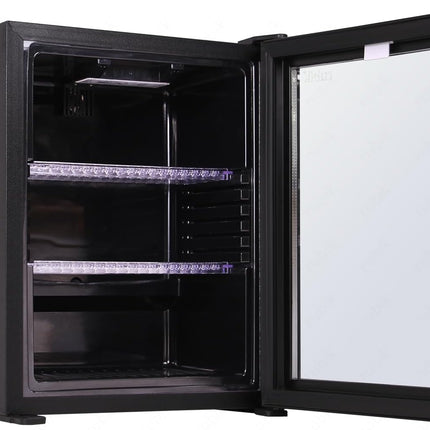 Rubik Inverter Compressor Minibar 40L Glass Door Hotel Edition (Made in Türkiye) RMB-40IC ALL BLACK EDITION