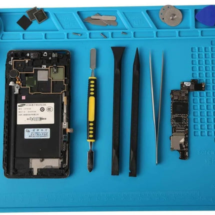 S-140 Silicone Repair Soldering Work Mat – Heat Resistant Magnetic Work Station Mat