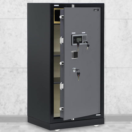 Rubik Digital Safe Box, Premium Build, Triple Security Locker 107kg (120x60x49cm) RBGX-120XTD Black/Grey