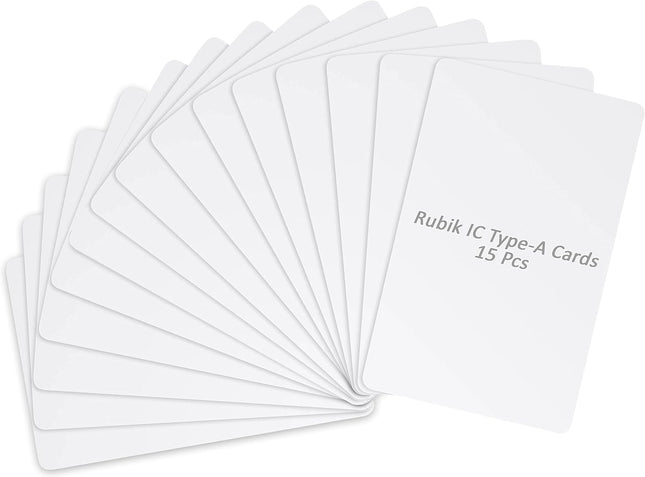 Rubik IC Type-A Cards for RFID Copier Reader Writer Duplicator (15 Cards)