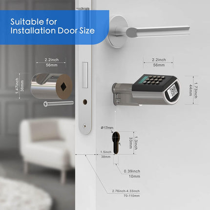 WELOCK PCB41 Keyless Entry Smart Door Lock with Password APP 3 Pcs RFID Cards