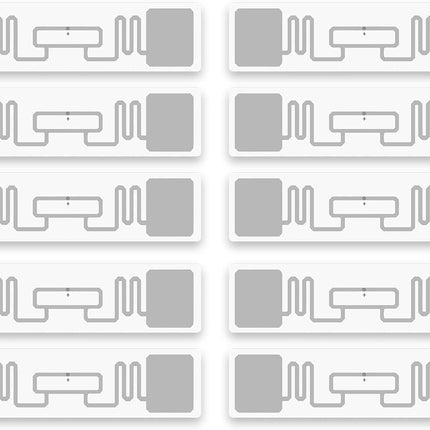Writeable RFID UHF Tags Flexible Coated Paper Sticker Labels 9662 U8, Long Range 860Mhz-960Mhz EPCglobal Class 1 Gen 2 ISO18000-6C Protocol