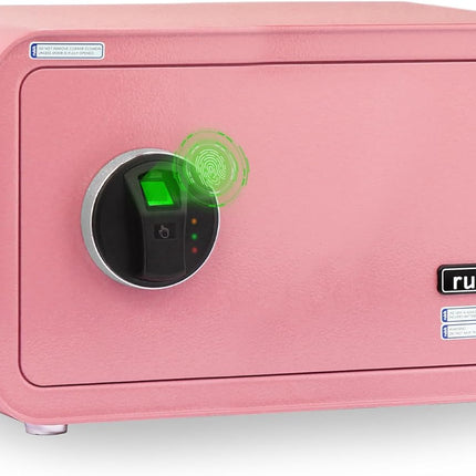 Rubik Wide Fingerprint Safe Box with Keys, RB23f (23x43x35cm)