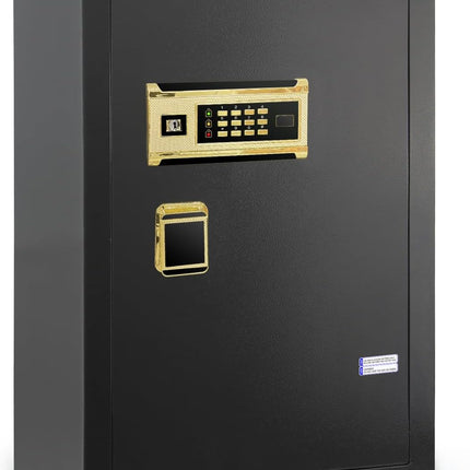 Rubik Digital Safe Box with Dual Lock (82x47x41cm) 80H-BG Black